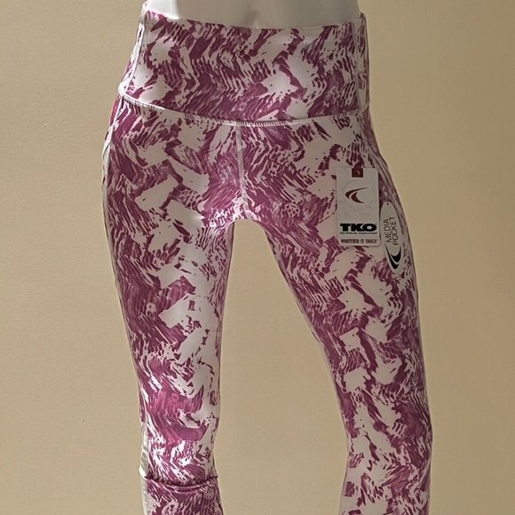 TKO Pants - TKO Technical Knockout Women’s Size S Yoga Pants Leggings Media Pocket